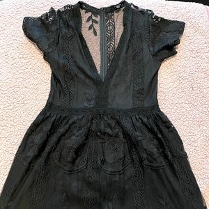 Short Black Lace Dress